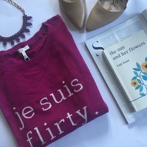 🟠 Joie Eloisa Je Suis Flirty Sweater